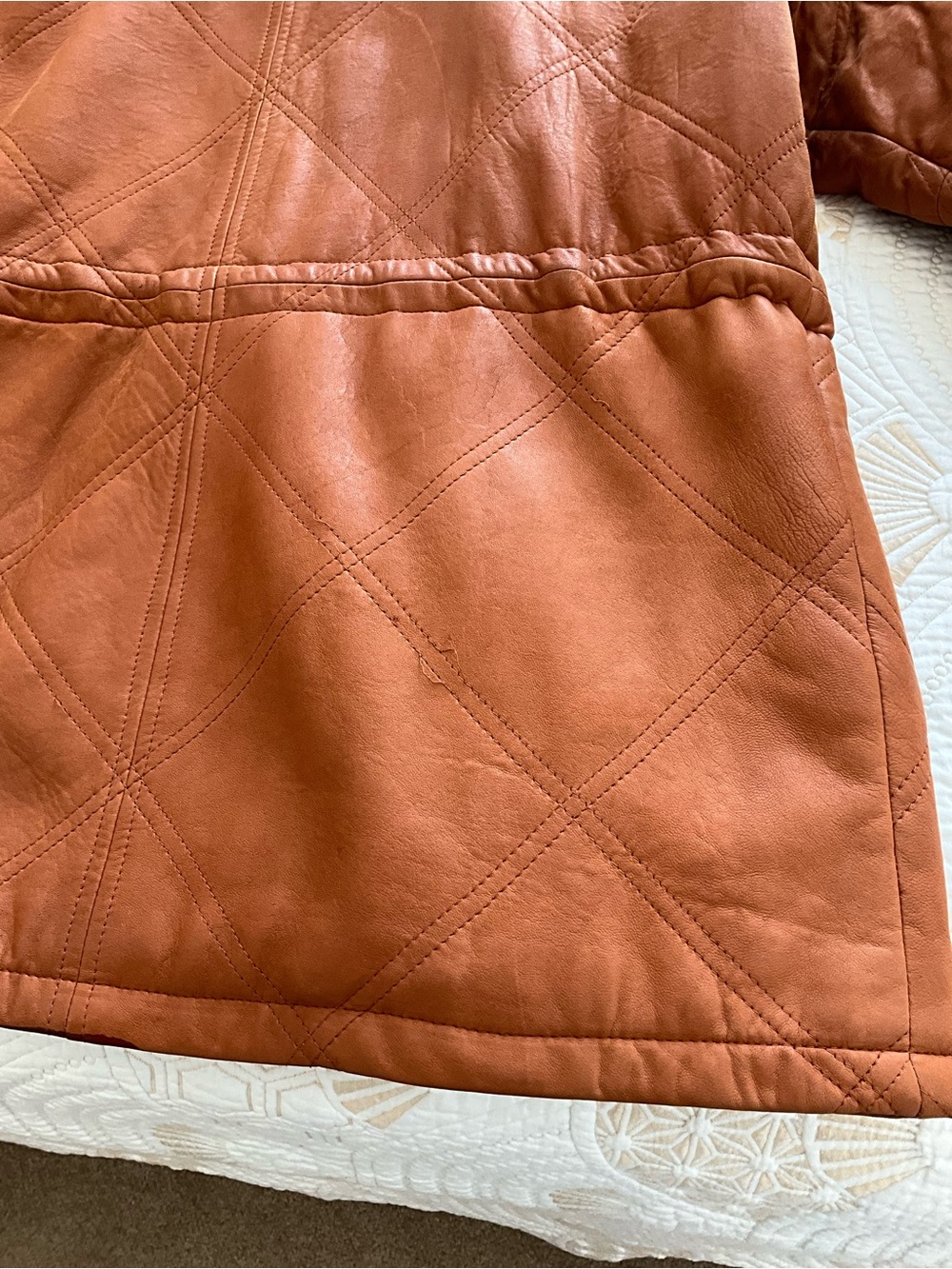 Vintage Leather Jacket by Saks - Picture 13 of 13